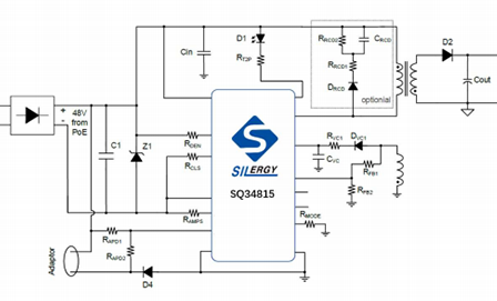矽力杰高頻反激式PoE PD方 案